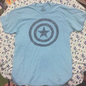 Men’s Blue Captain America T-Shirt